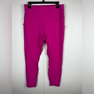Lululemon Invigorate High-Rise Tight 25" Size 14 Ripened Raspberry